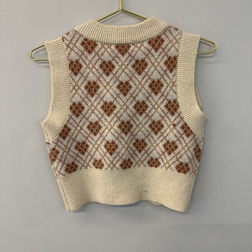 Arizona Jeans Co. Diamond Pattern Sweater Vest Extra Small