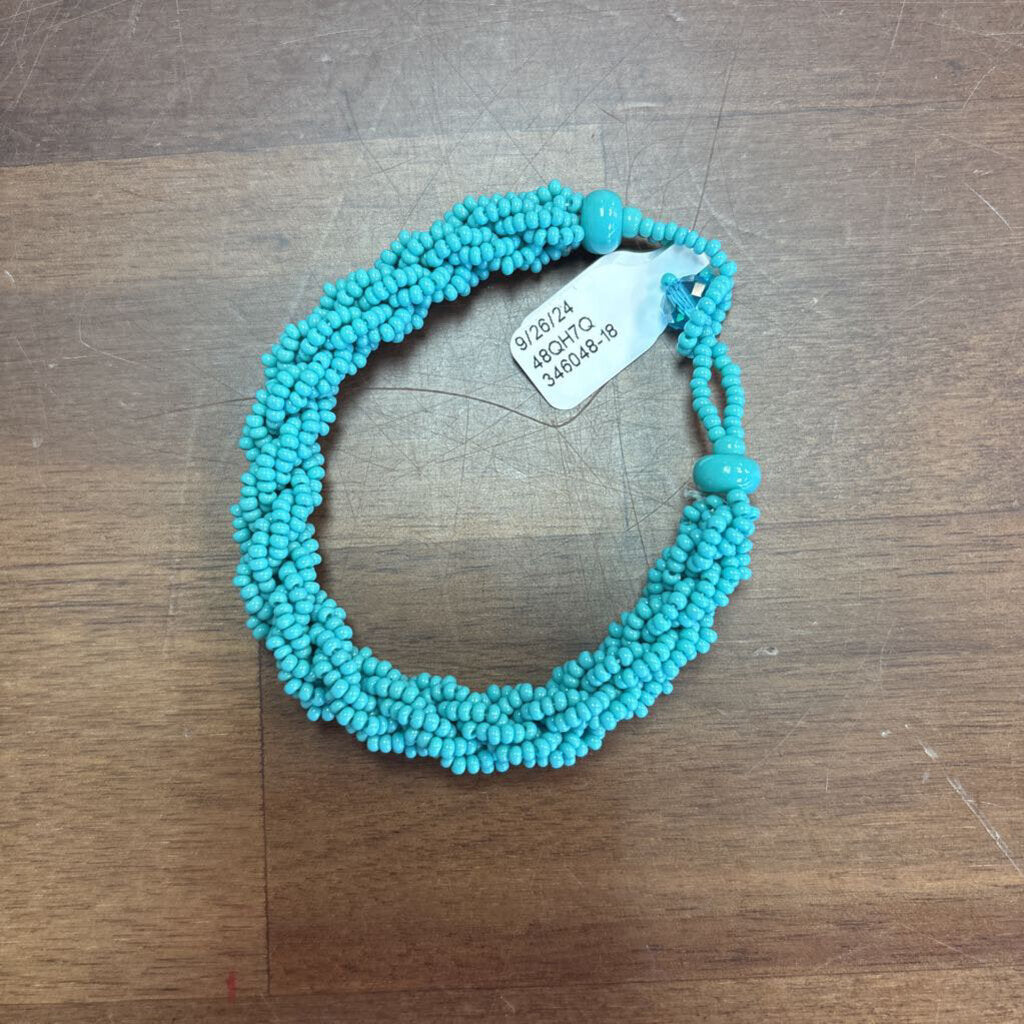 Turquoise Beaded Rope Bracelet