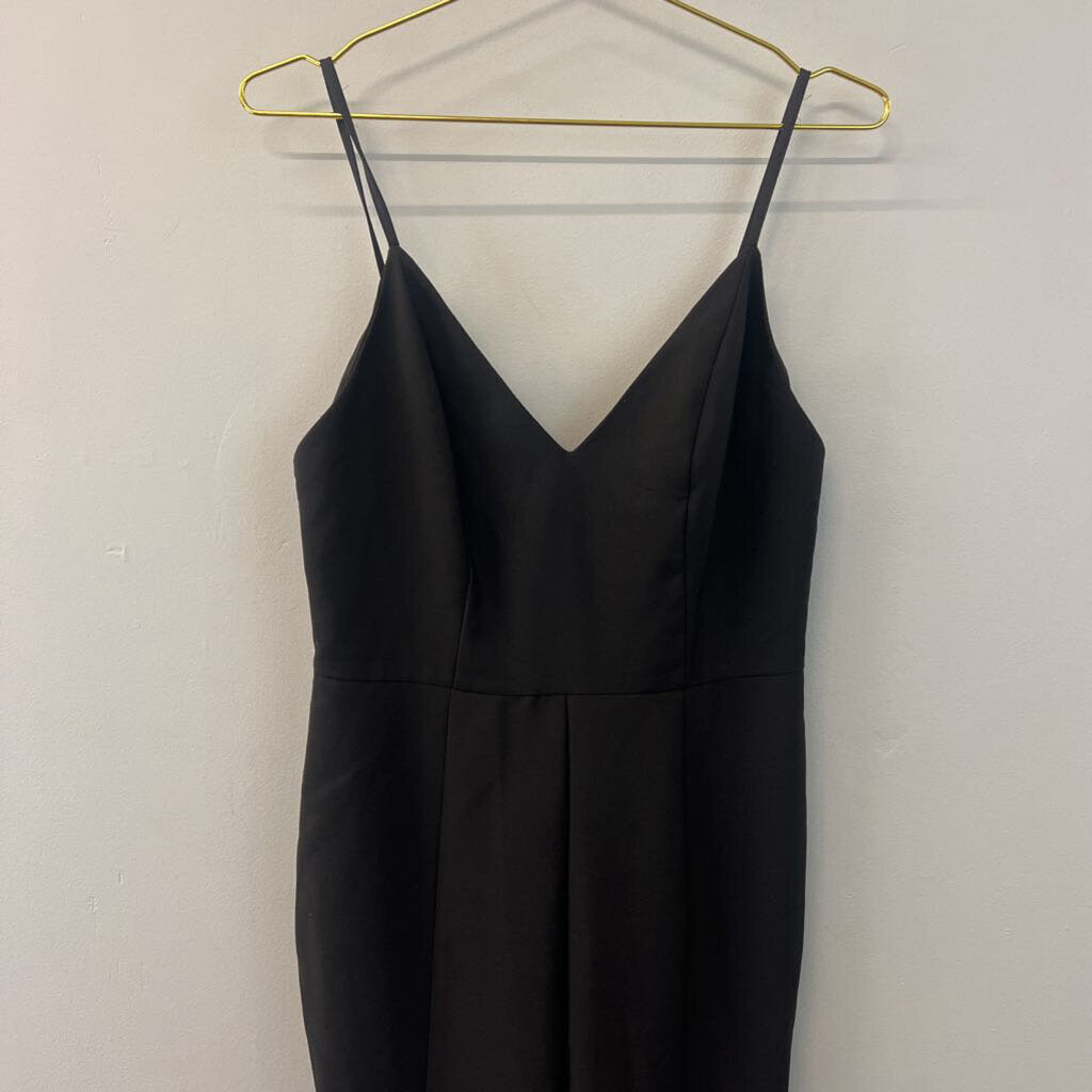 Asos Black Spaghetti Strap Jumpsuit 8