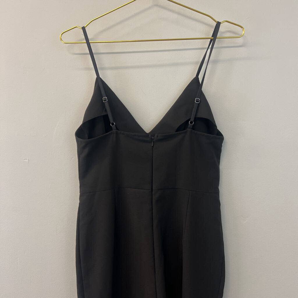 Asos Black Spaghetti Strap Jumpsuit 8