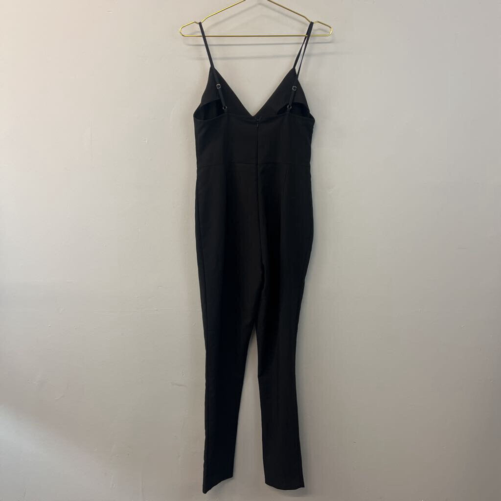 Asos Black Spaghetti Strap Jumpsuit 8