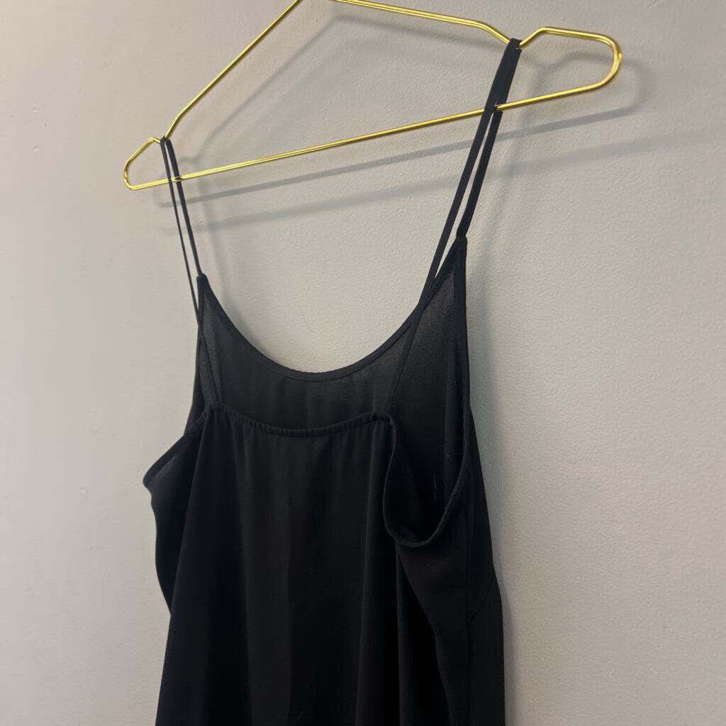 H&M Black Midi Slip Dress 6