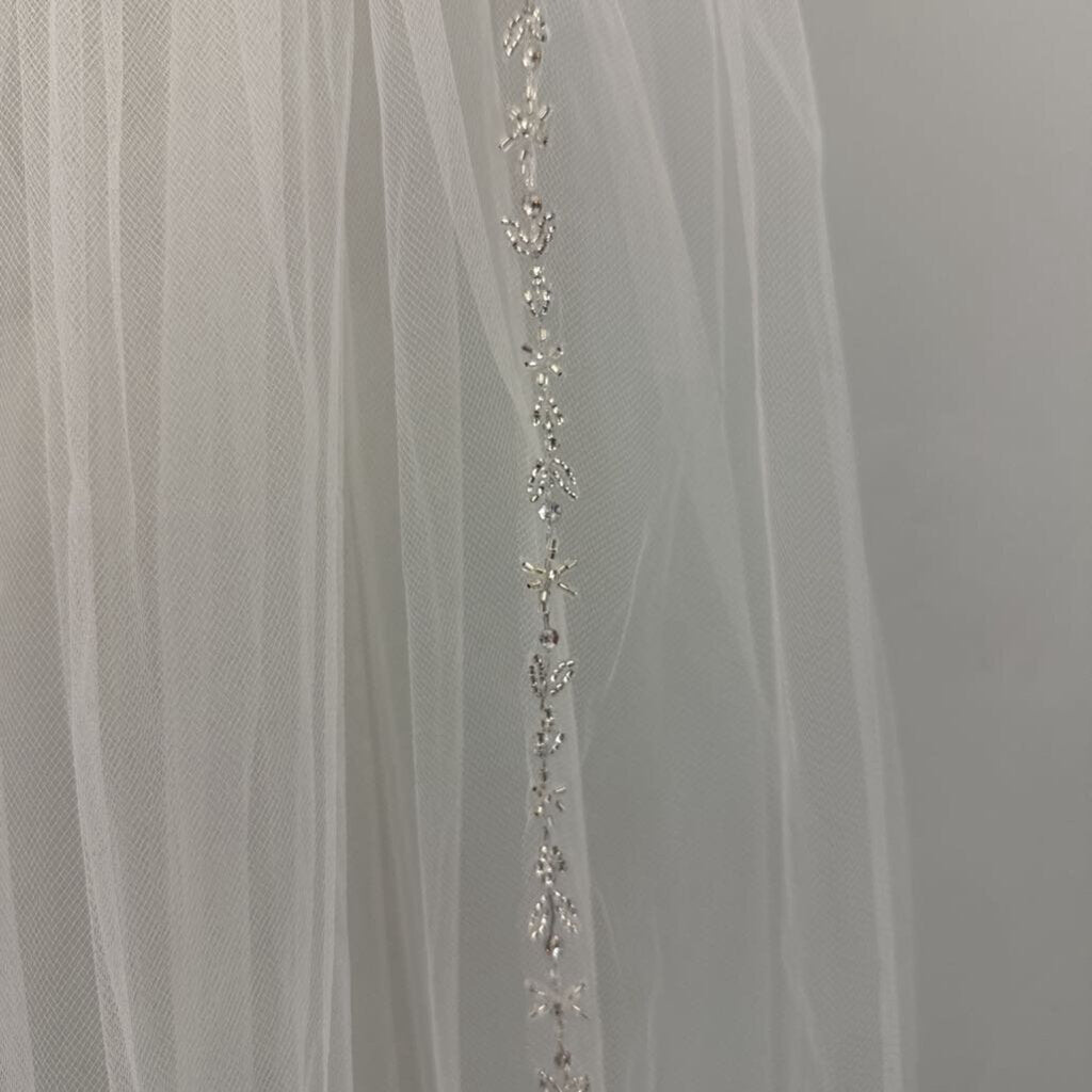 Silver Star Beaded Veil