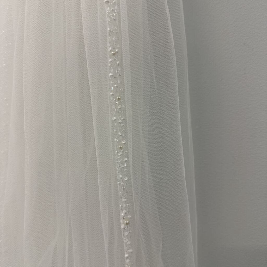 Cathedral Length Beaded Edge Veil