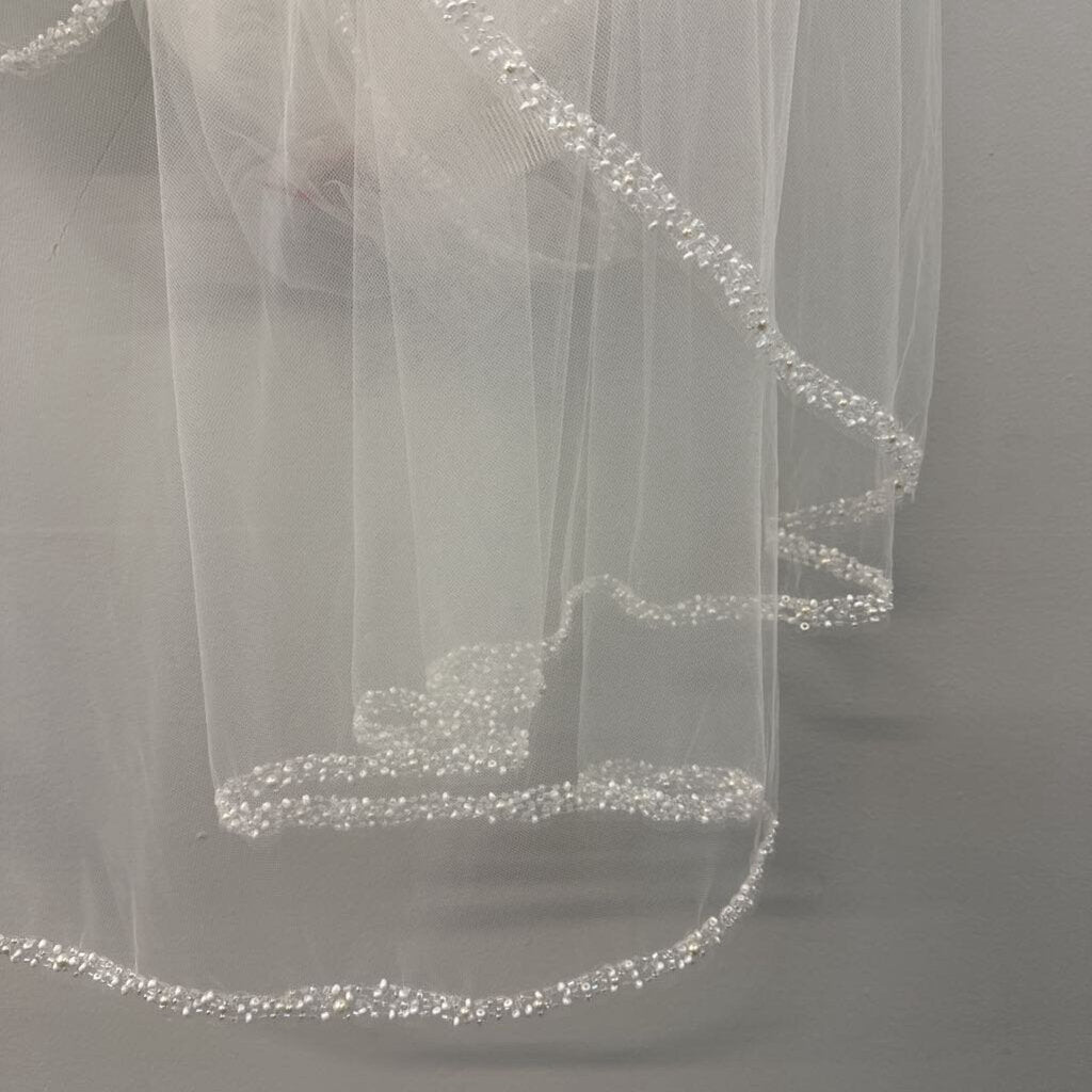 Cathedral Length Beaded Edge Veil