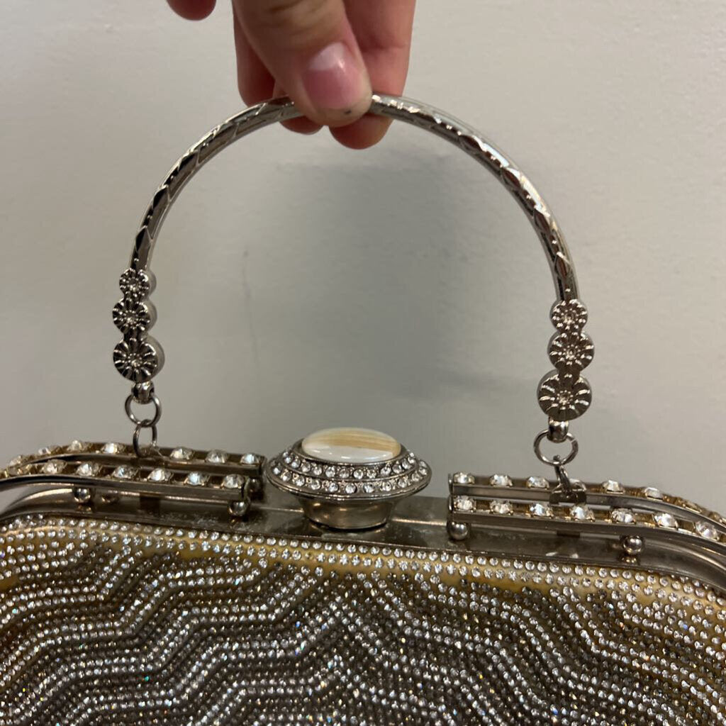 Silver/ Gold Sparkle Clutch Purse