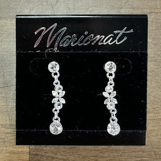 Marionat Rhinestone Drop Earrings