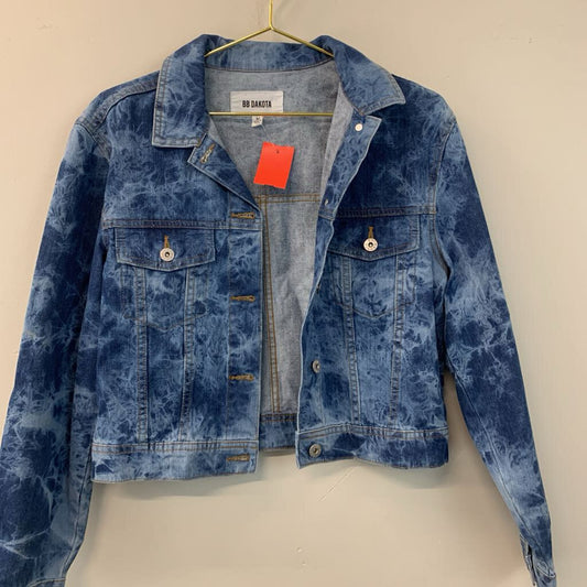 BB Dakota Blue Tie Dye Denim Jacket Medium