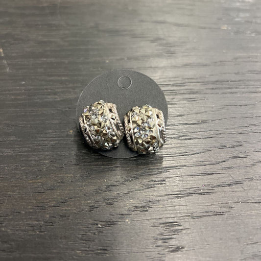 Brighton Silver Crystal Earrings