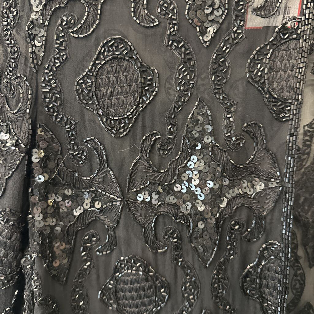 Vintage Sequin and Beaded Jacket Medium