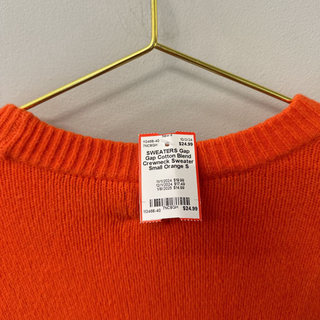 Gap Cotton Blend Crewneck Sweater Small