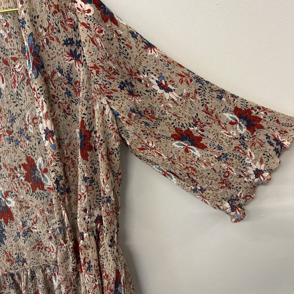 Wishlist Apparel Floral Kimono Style Jacket Small/Medium