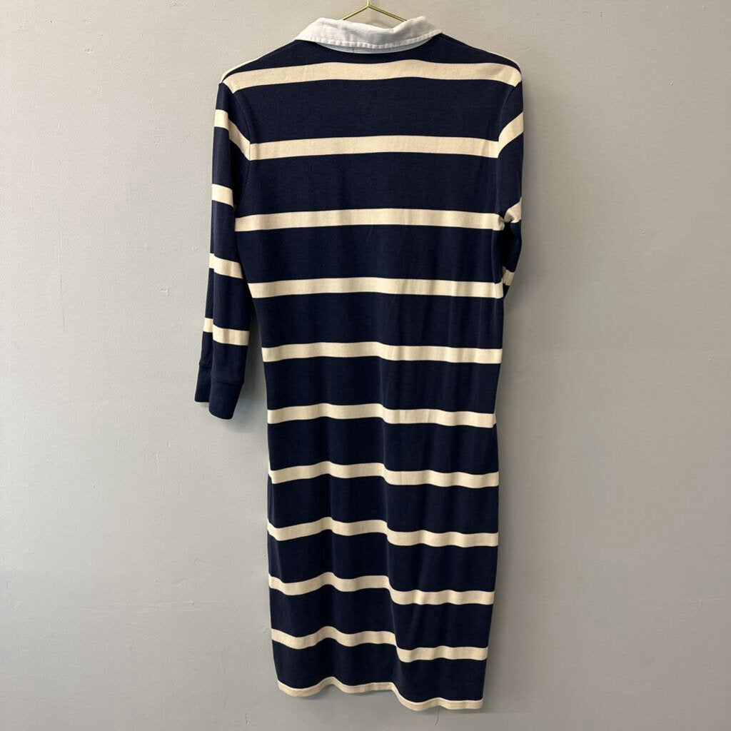 Ralph Lauren Striped Long Sleeve Dress Large