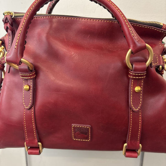 Dooney and Bourke Florentine Red Leather Satchel