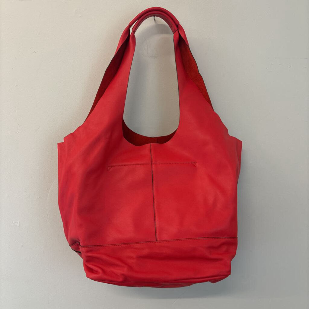 Rag and Bone Camden Shopper Red Leather