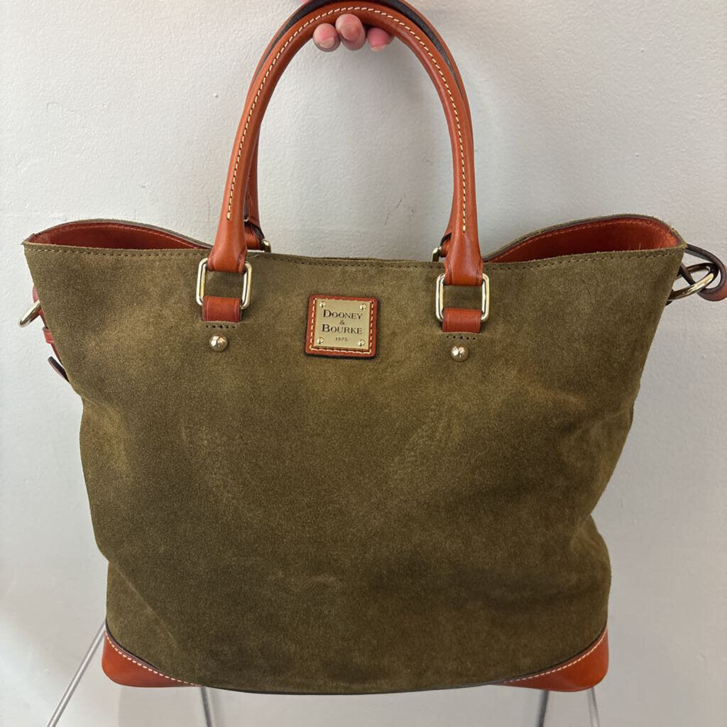 Dooney and Bourke Suede Olive Purse