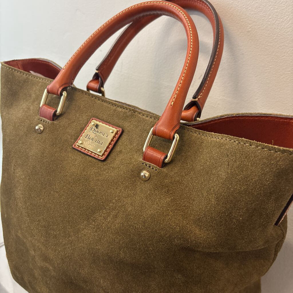 Dooney and Bourke Suede Olive Purse