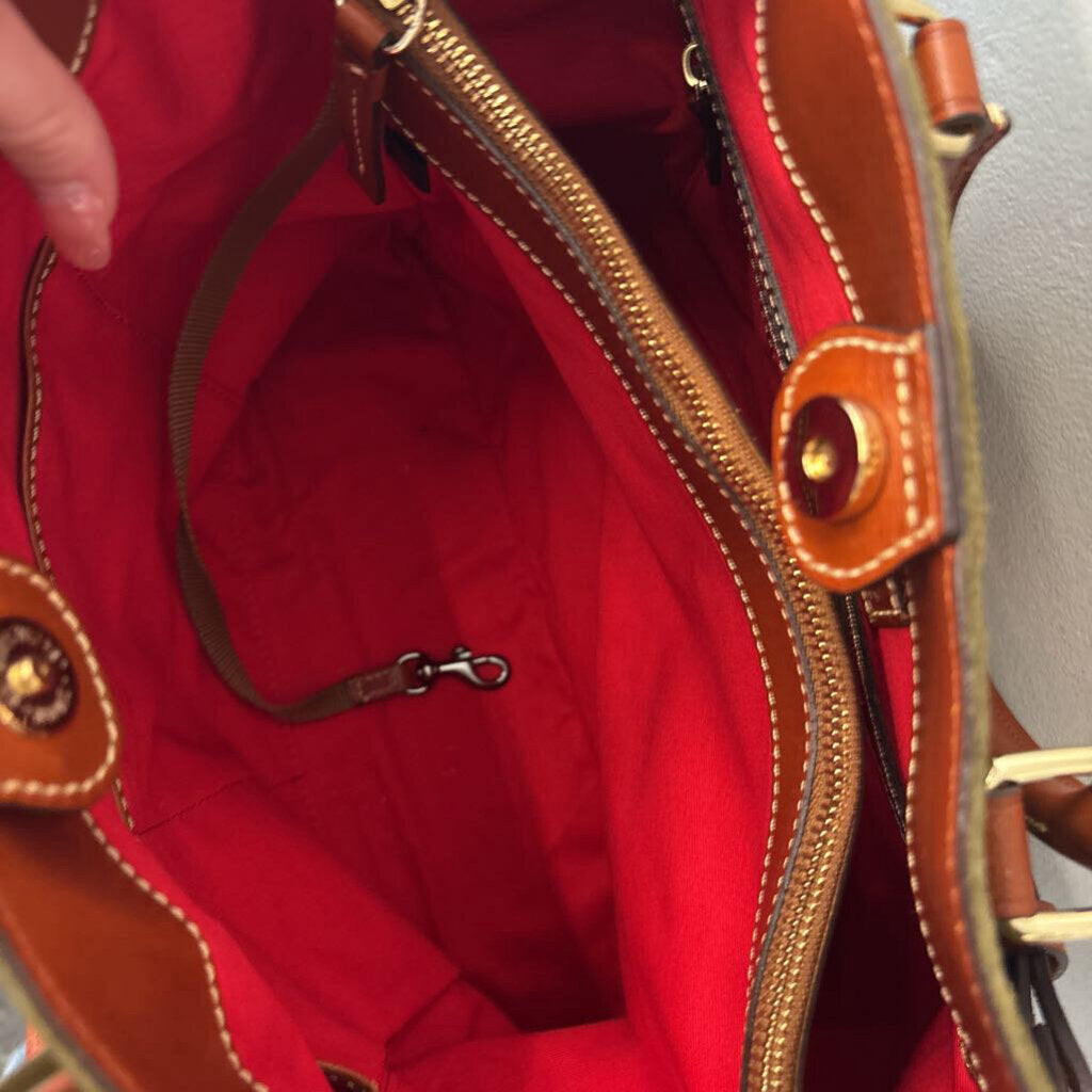 Dooney and Bourke Suede Olive Purse