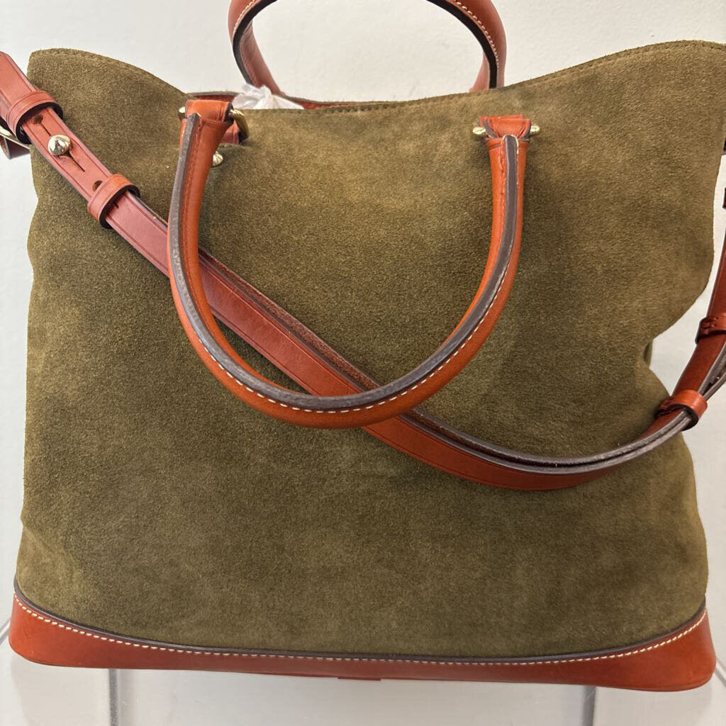 Dooney and Bourke Suede Olive Purse