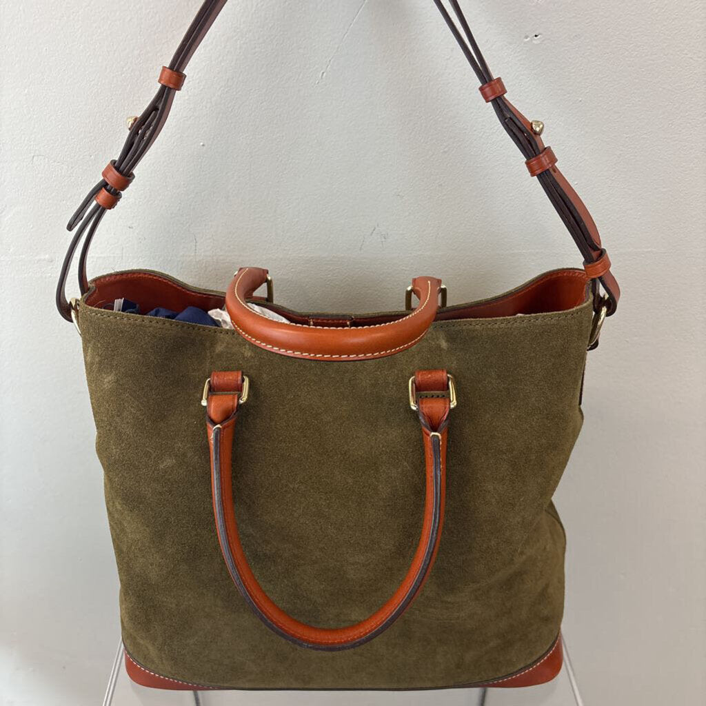 Dooney and Bourke Suede Olive Purse