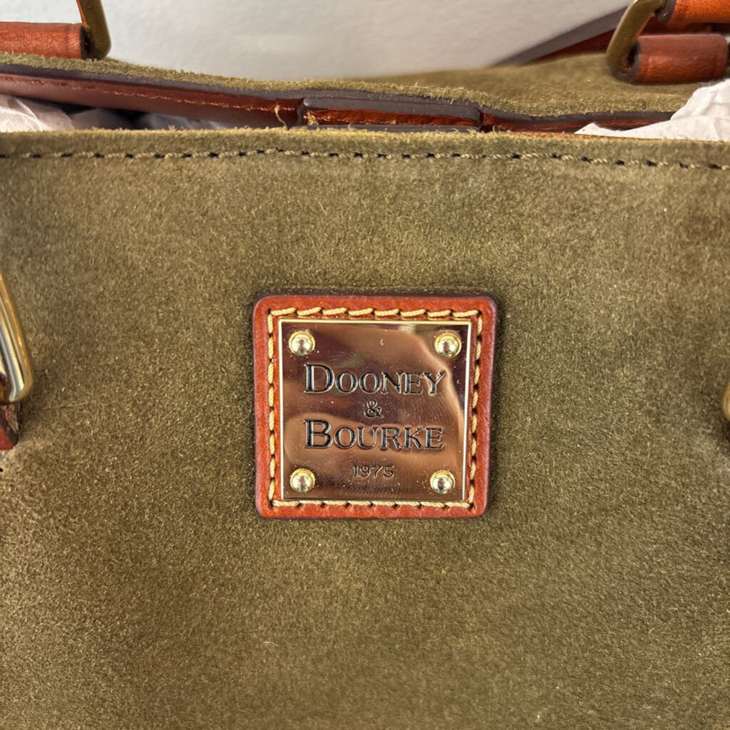 Dooney and Bourke Suede Olive Purse