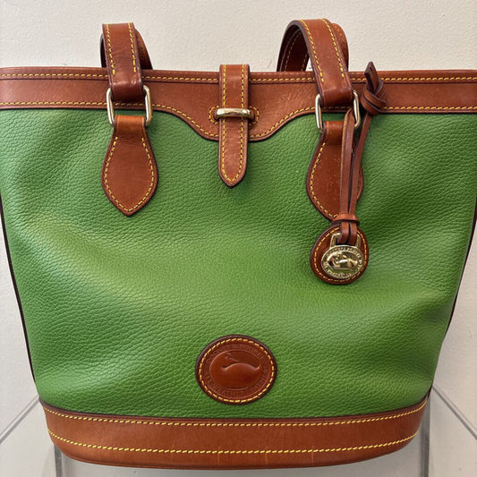 Dooney and Bourke Leather Buckle Bucket BAg