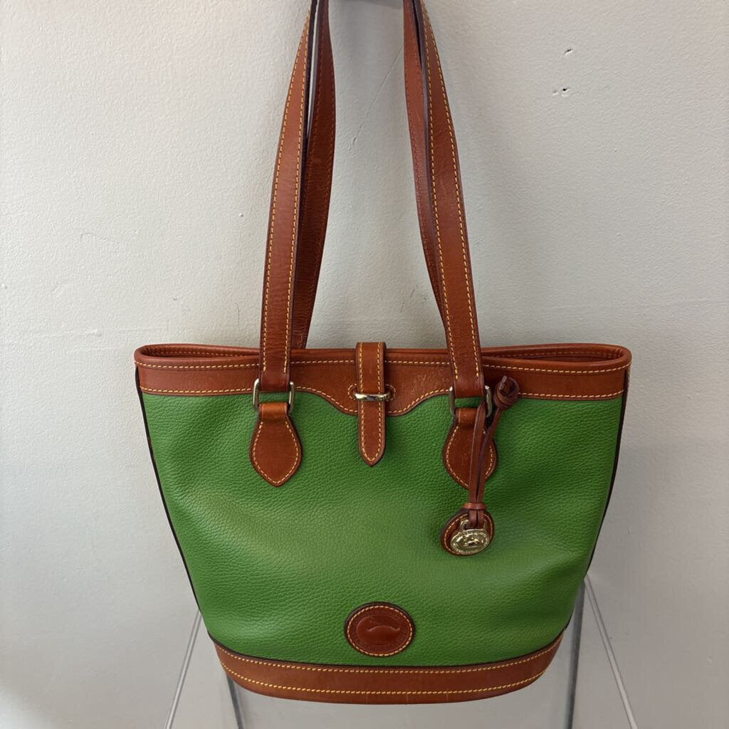 Dooney and Bourke Leather Buckle Bucket BAg