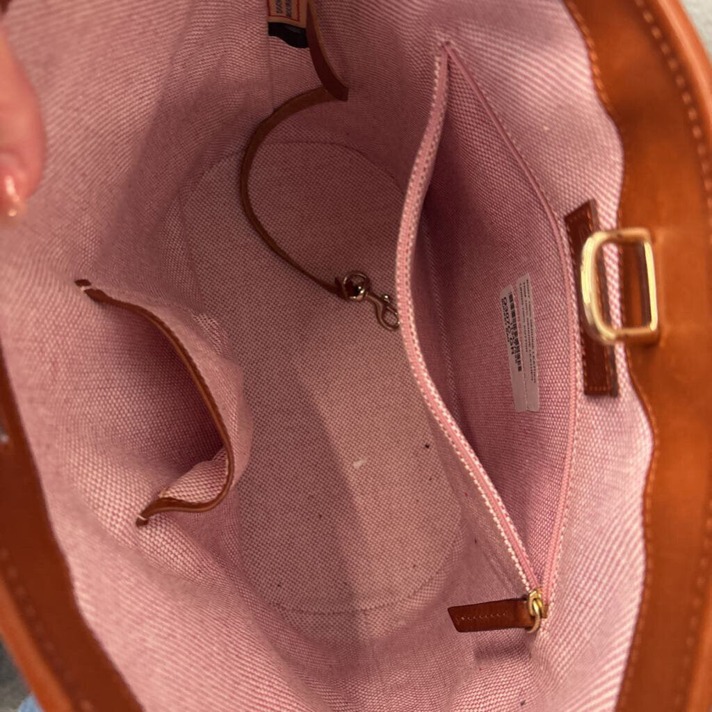 Dooney and Bourke Leather Buckle Bucket BAg