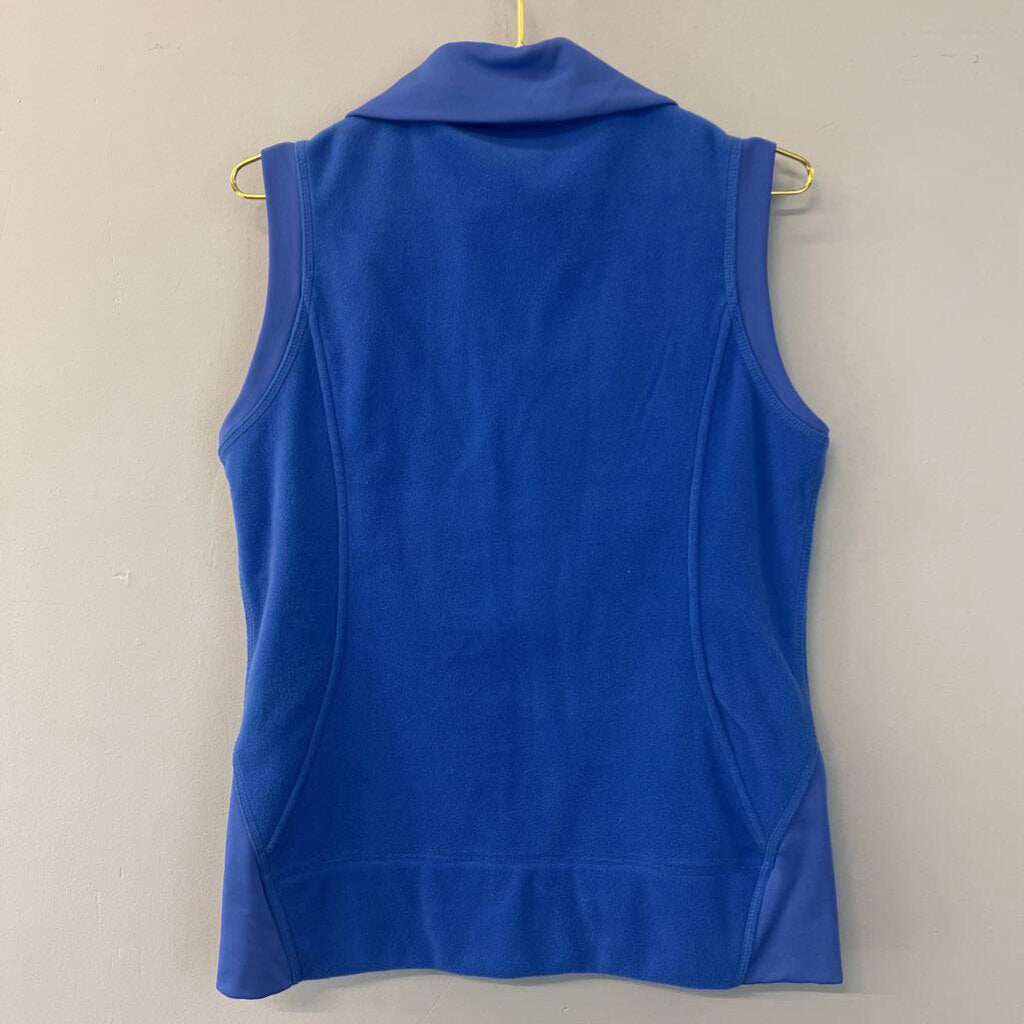 Columbia Blue Zip Up Vest Large