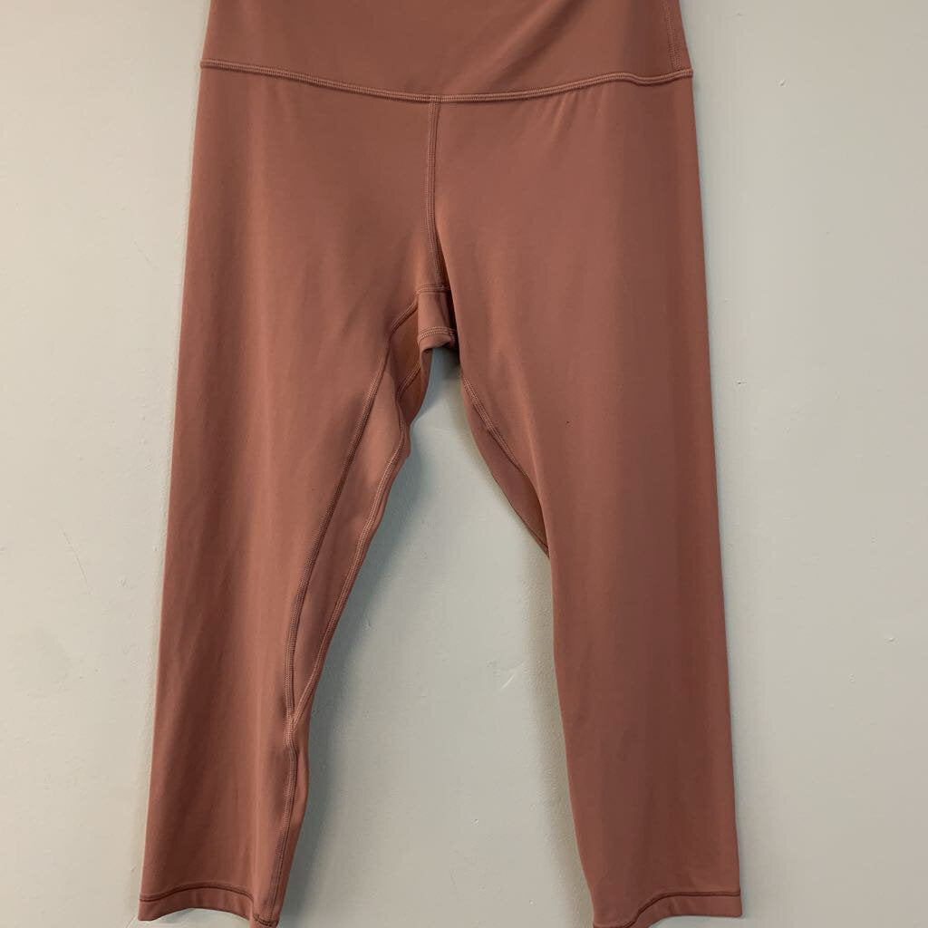 Lululemon Mauve Pink Cropped Leggings 8