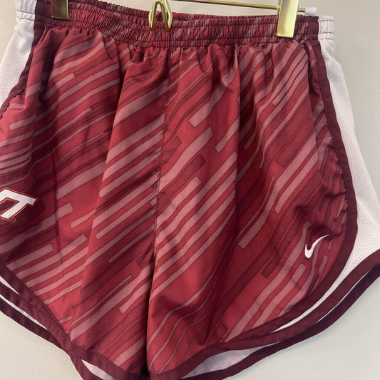 Nike Burgundy Print VT Athletic Shorts Medium