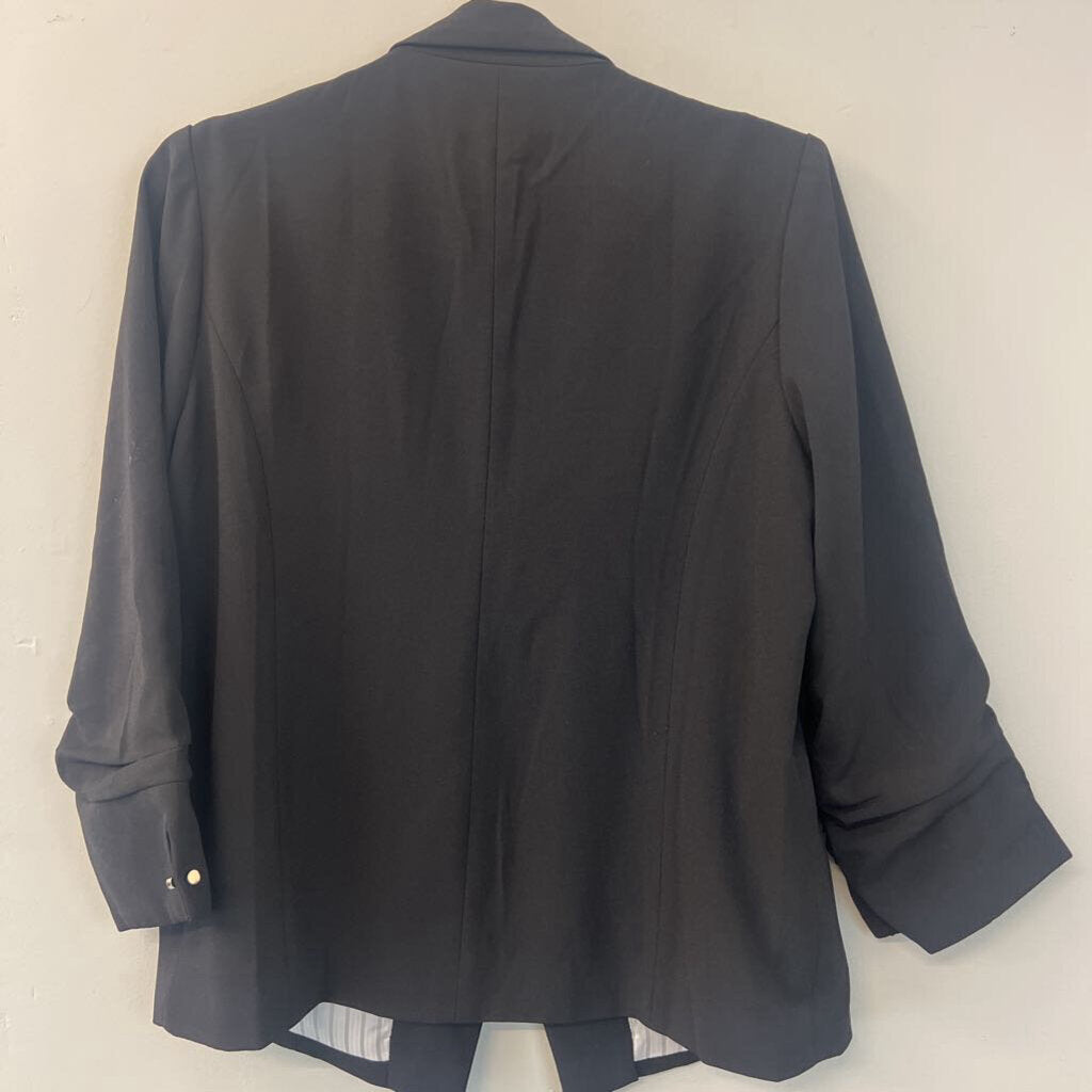 Lulus Black Open Front Blazer Large