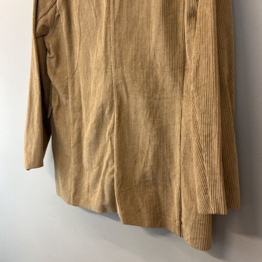 Entro Tan Corduroy Blazer Jacket Large