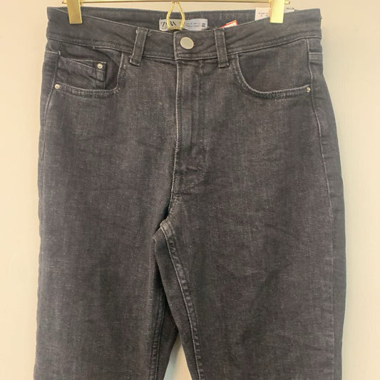 Zara Black Flare Fit Jeans 6