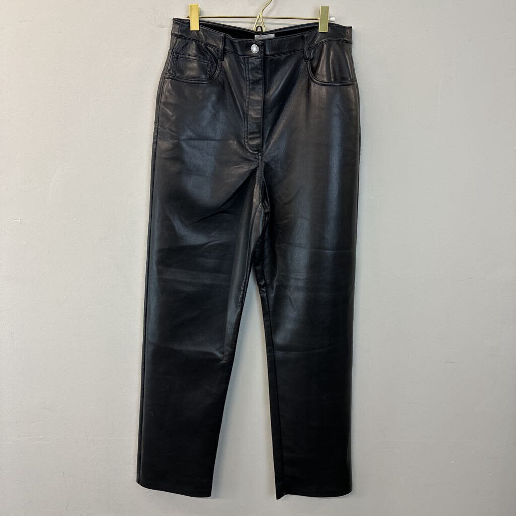 Wilfred Women's Black Leather Pants