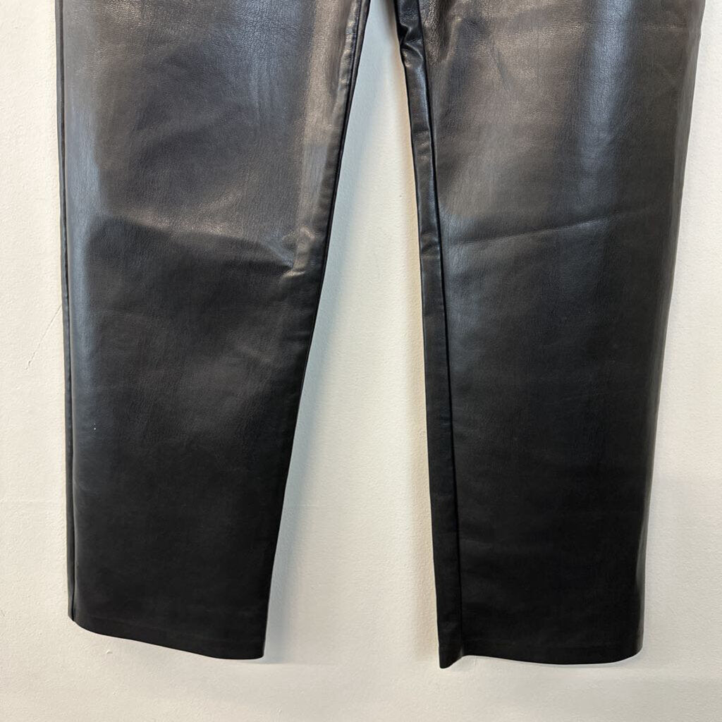 Wilfred Women's Black Leather Pants