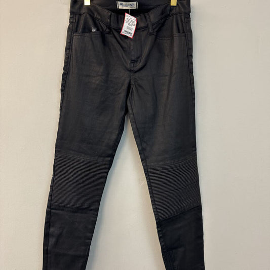 Madewell Black Coated Skinny Jeans 28