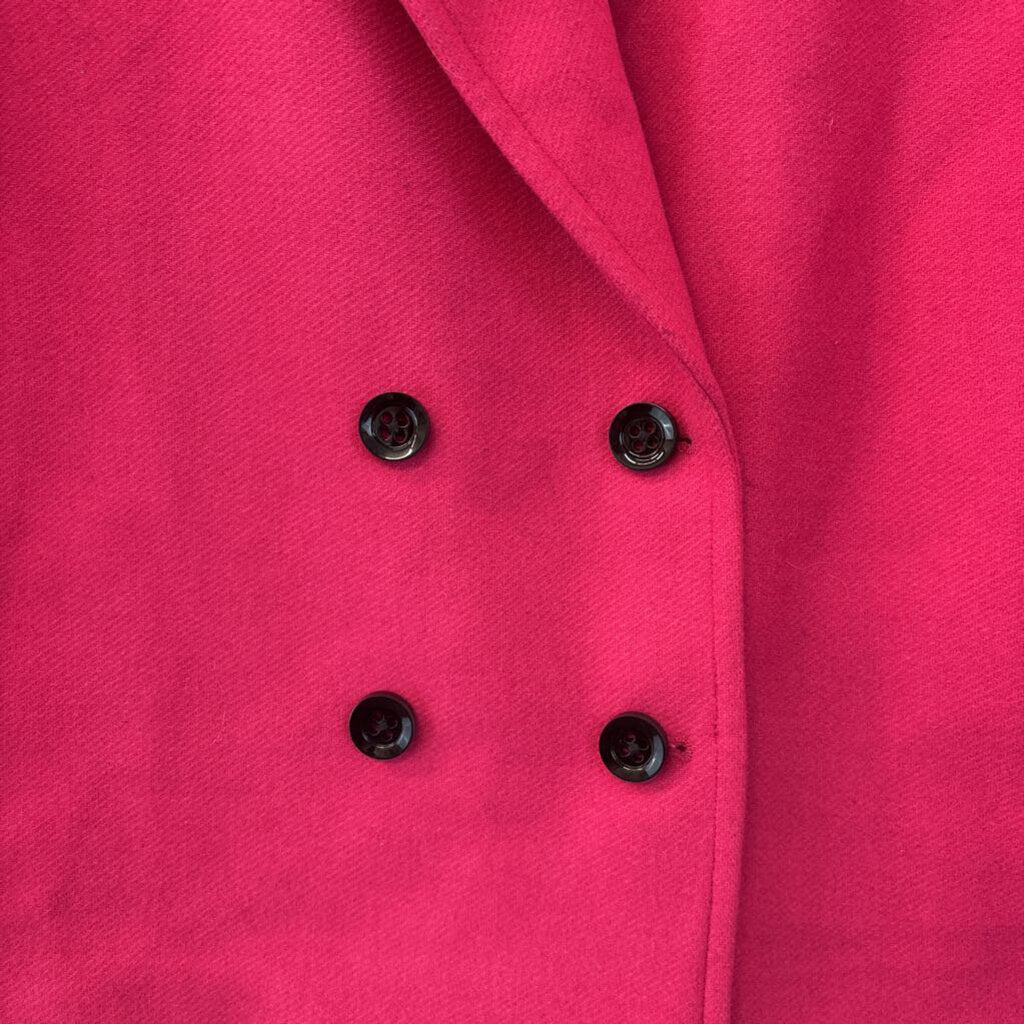 Express Pink Double-Breasted Coat