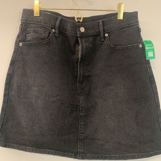 Gap Black Icon Denim Skirt 29