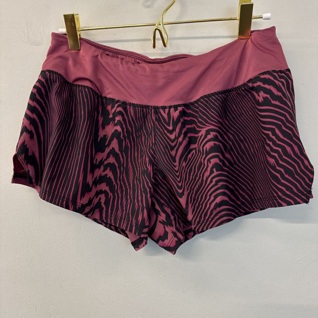 Nike Dri Fit Pink/ Black Print Athletic Shorts Small