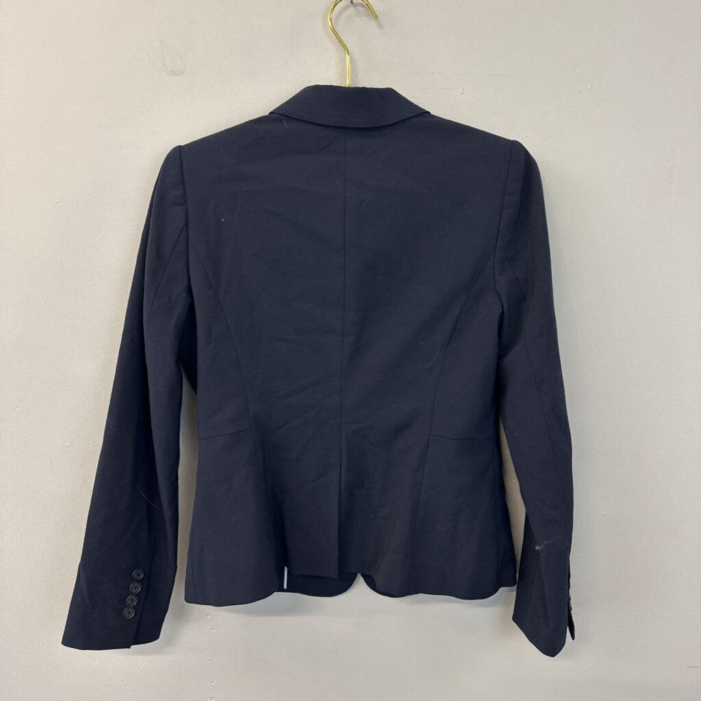 Ann Taylor Navy Blazer Jacket 4P