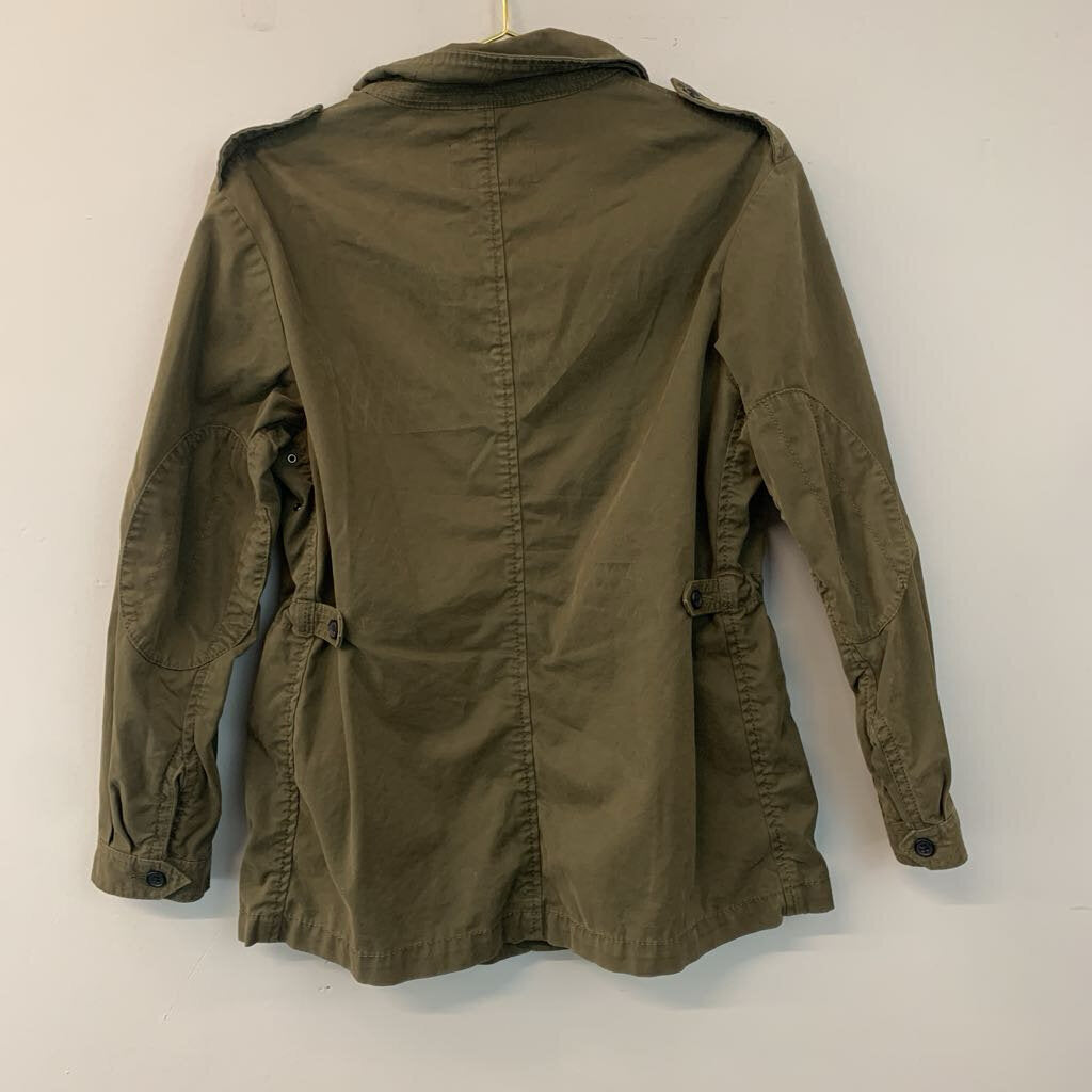 Banana Republic Green Cargo Jacket Small Petite