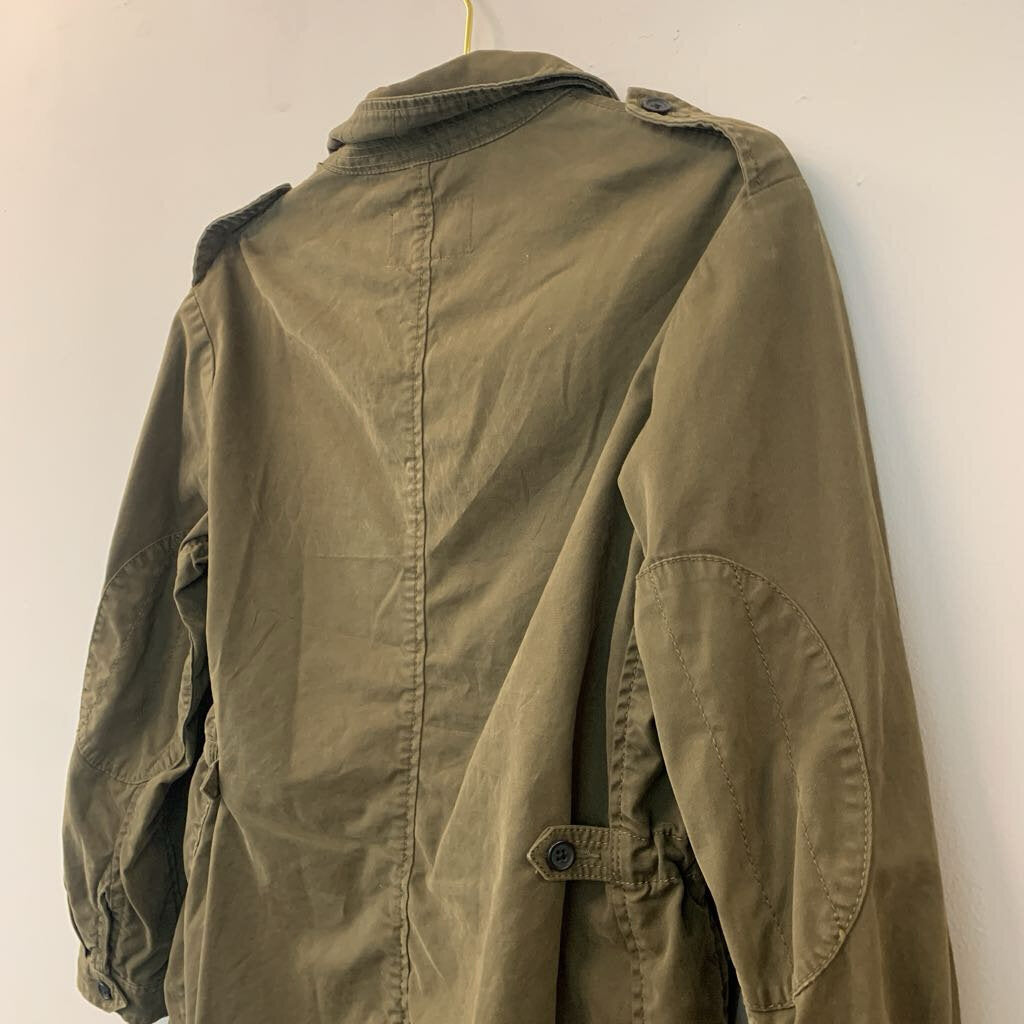 Banana Republic Green Cargo Jacket Small Petite