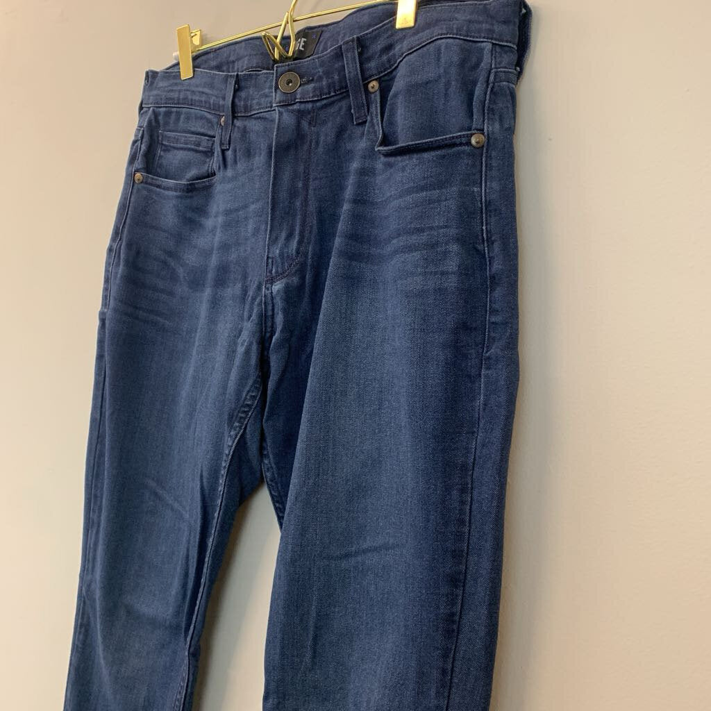 Paige Dark Wash Federal Jeans 31