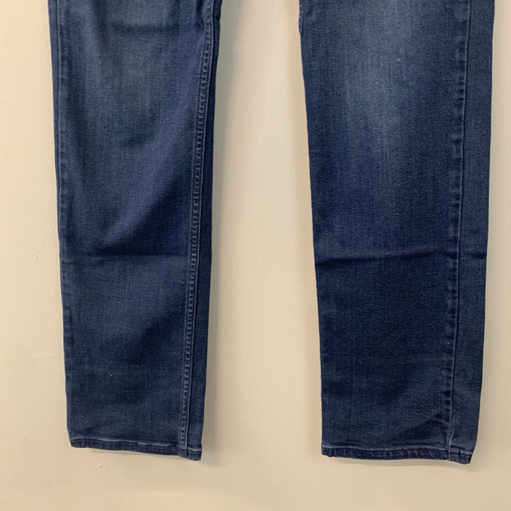 Paige Dark Wash Federal Jeans 31