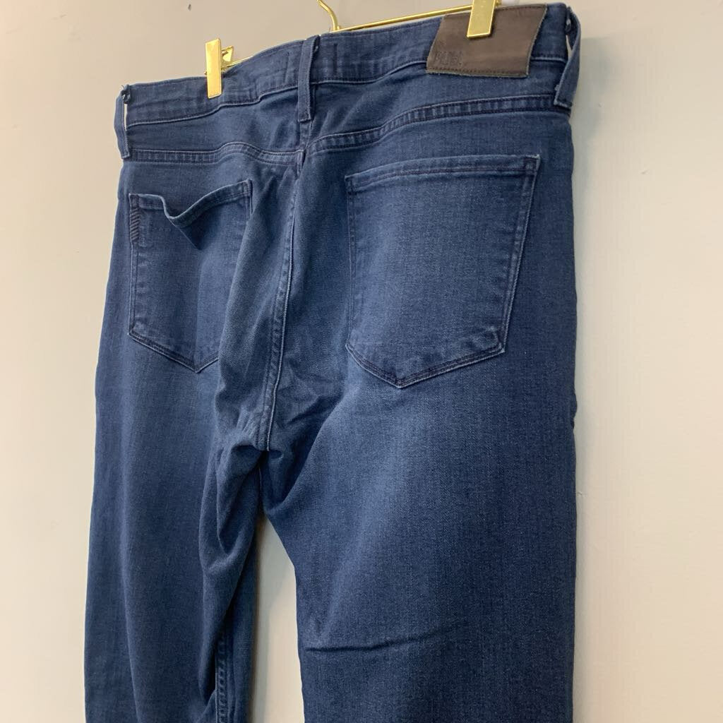 Paige Dark Wash Federal Jeans 31