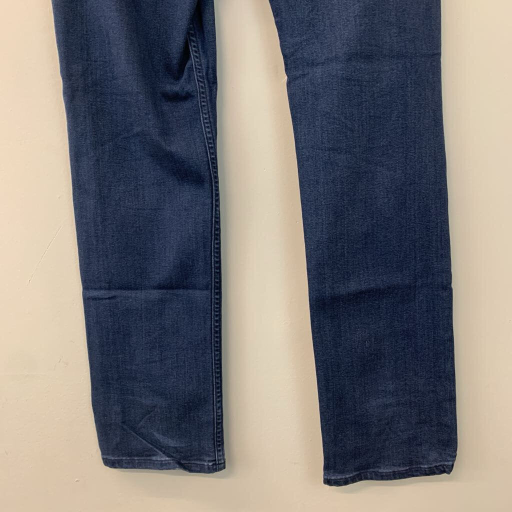 Paige Dark Wash Federal Jeans 31