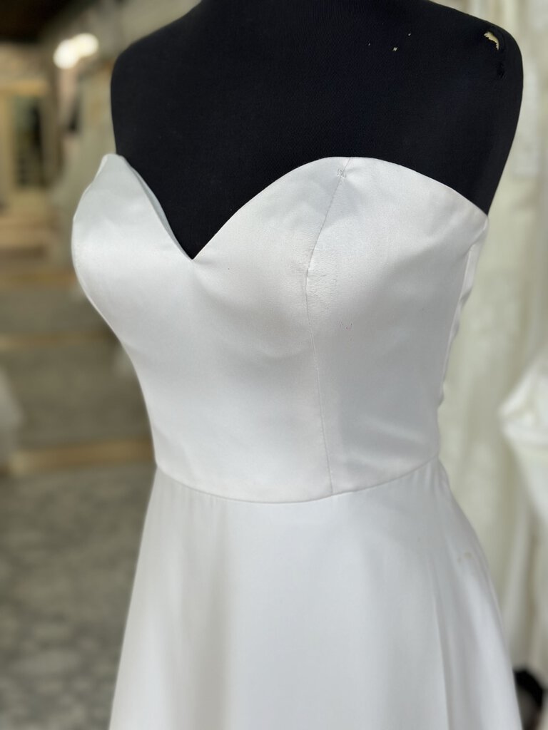 Maggie Sottero Strapless Simple Wedding Dress 10