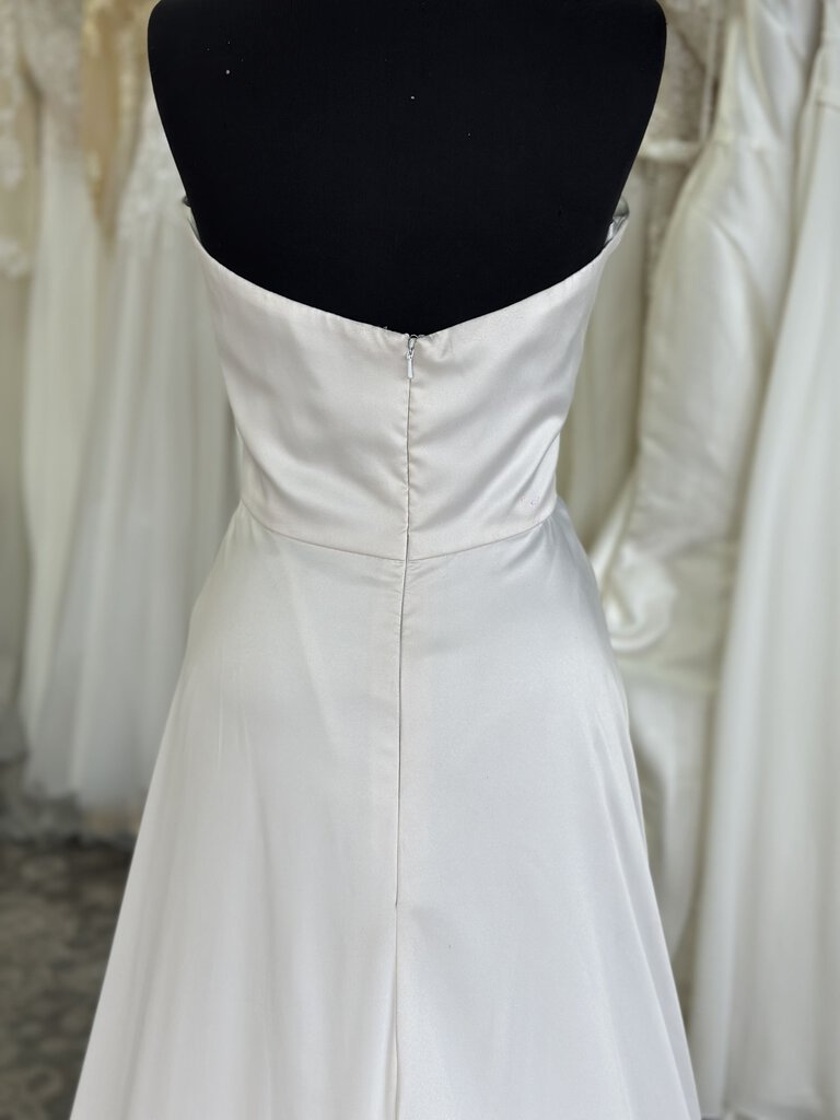 Maggie Sottero Strapless Simple Wedding Dress 10