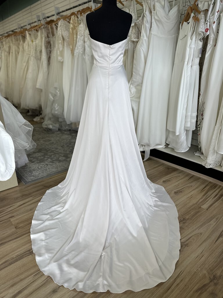 Maggie Sottero Strapless Simple Wedding Dress 10